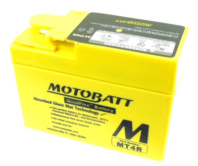 MotoBatt Quadflex Battery 12v 4ah